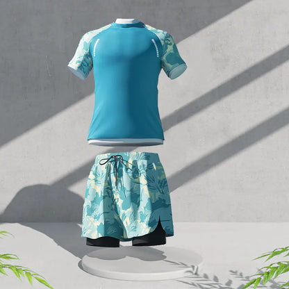Men's Plus Size Stylish Swim Shorts with Drawstring