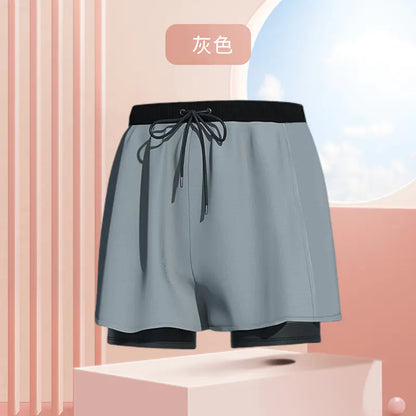 Men's Plus Size Stylish Swim Shorts with Drawstring