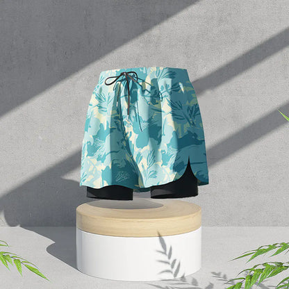 Men's Plus Size Stylish Swim Shorts with Drawstring