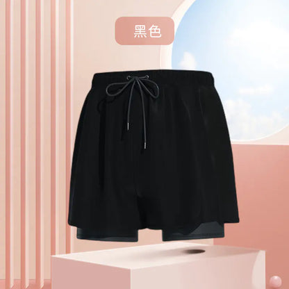 Men's Plus Size Stylish Swim Shorts with Drawstring