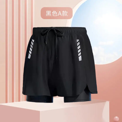 Men's Plus Size Stylish Swim Shorts with Drawstring